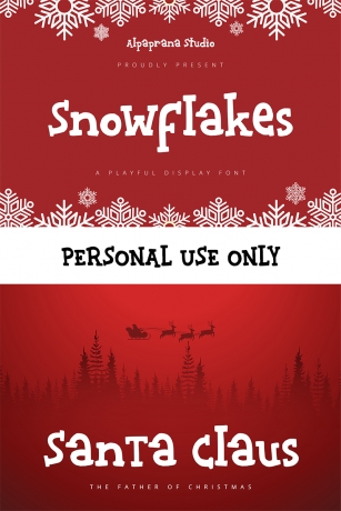 Snowflakes Font Download