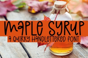 Maple Syrup Font Download