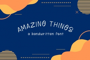 Amazing Things Font Download