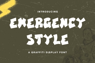 EmergencyStyle - Graffiti Display Font Font Download