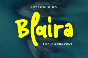 Blaira | A Bold & Fun Font Font Download