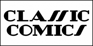 Classic Comics JNL Font Download