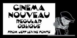 Cinema Nouveau JNL Font Download