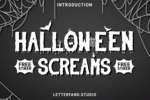 Scream Halloween Font Download