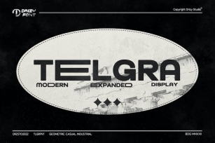Telgra - Modern Expanded Font Font Download