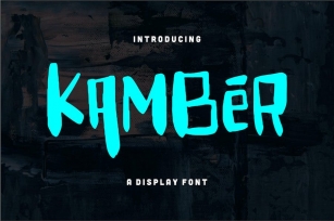 Kamber | A Display Font Font Download