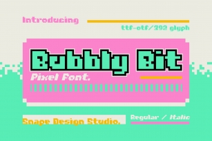 Bubbly Bit Font Download