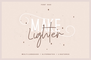 Make Lighter Duo Font Download