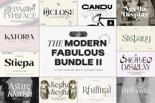 Modern Fabulous Bundle Vol.2 Font Download