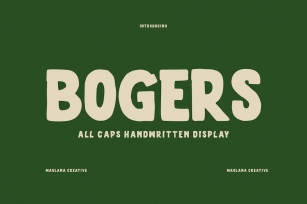 Bogers Sans Serif Display Font Font Download