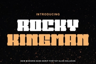 Rocky Kingman Font Font Download