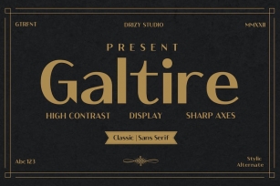Galtire - Classic Sans Serif Font Font Download