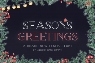 Seasons Greetings Font Download