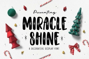 Miracle Shine - Christmas Font Font Download