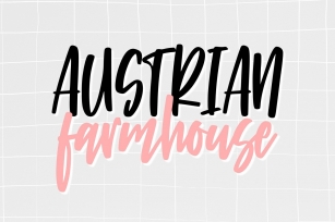 Austrian Farmhouse Font Download