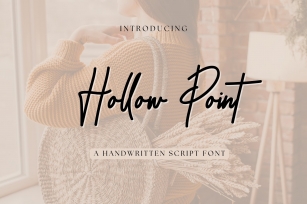 Hollow Point Script Font Download