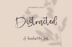 Distracted Messy Script Font Download