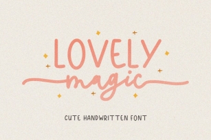 Lovely Magic - Cute Handwritten Font Font Download