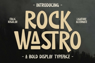 ROCK WASTRO Font Download