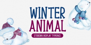 Winter Animal Font Download