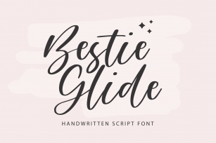 Bestie Glide Font Download