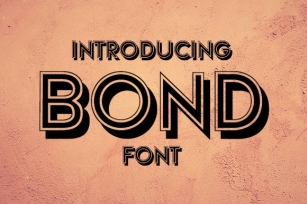 Bond Font Download