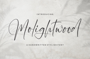 Molighwood Font Download