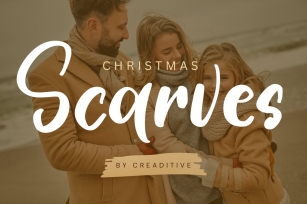 Christmas Scarves Font Download