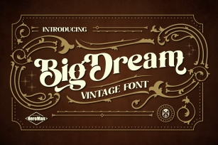 Big Dream Vintage Font Download