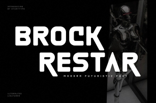 Brock Restar Font Download