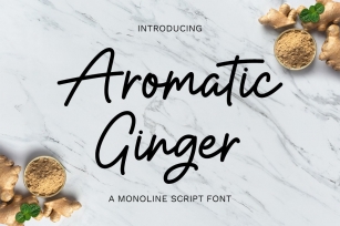 Aromatic Ginger Font Download