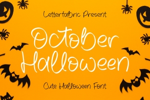 October Halloween Font Download