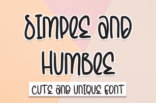 Simple and Humble Font Download