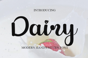 Dairy Font Download