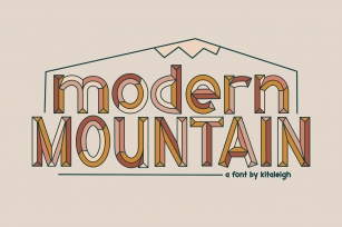 Modern Mountain Font Download