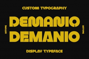 Demanio Display Typeface Font Download