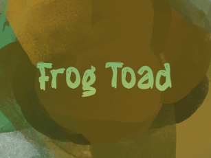 F Frog Toad Font Download