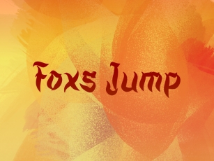F Fox Jumps Font Download