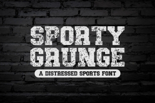 Sporty Grunge Font Download