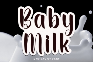 Baby Milk Font Download