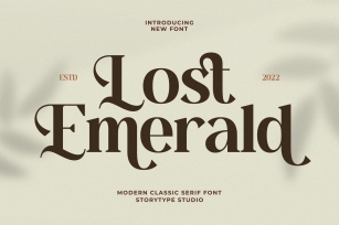 Lost Emerald Font Download
