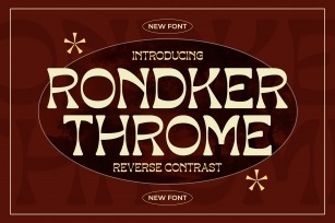 RONDKER THROME Font Download