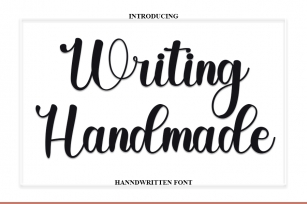 Writing Handmade Font Download