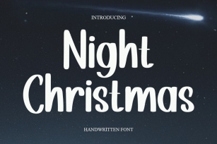 Night Christmas Font Download
