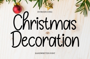 Christmas Decoration Font Download