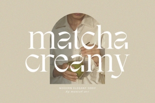 Matcha Creamy Font Download