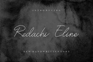 Redachi eline font Font Download
