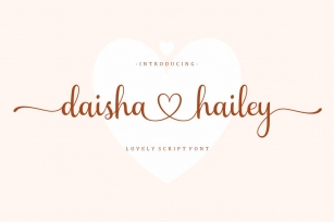 Daisha Hailey Font Download