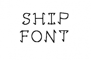 Ship Font Download