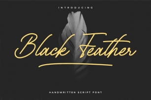 Black Feather Font Download